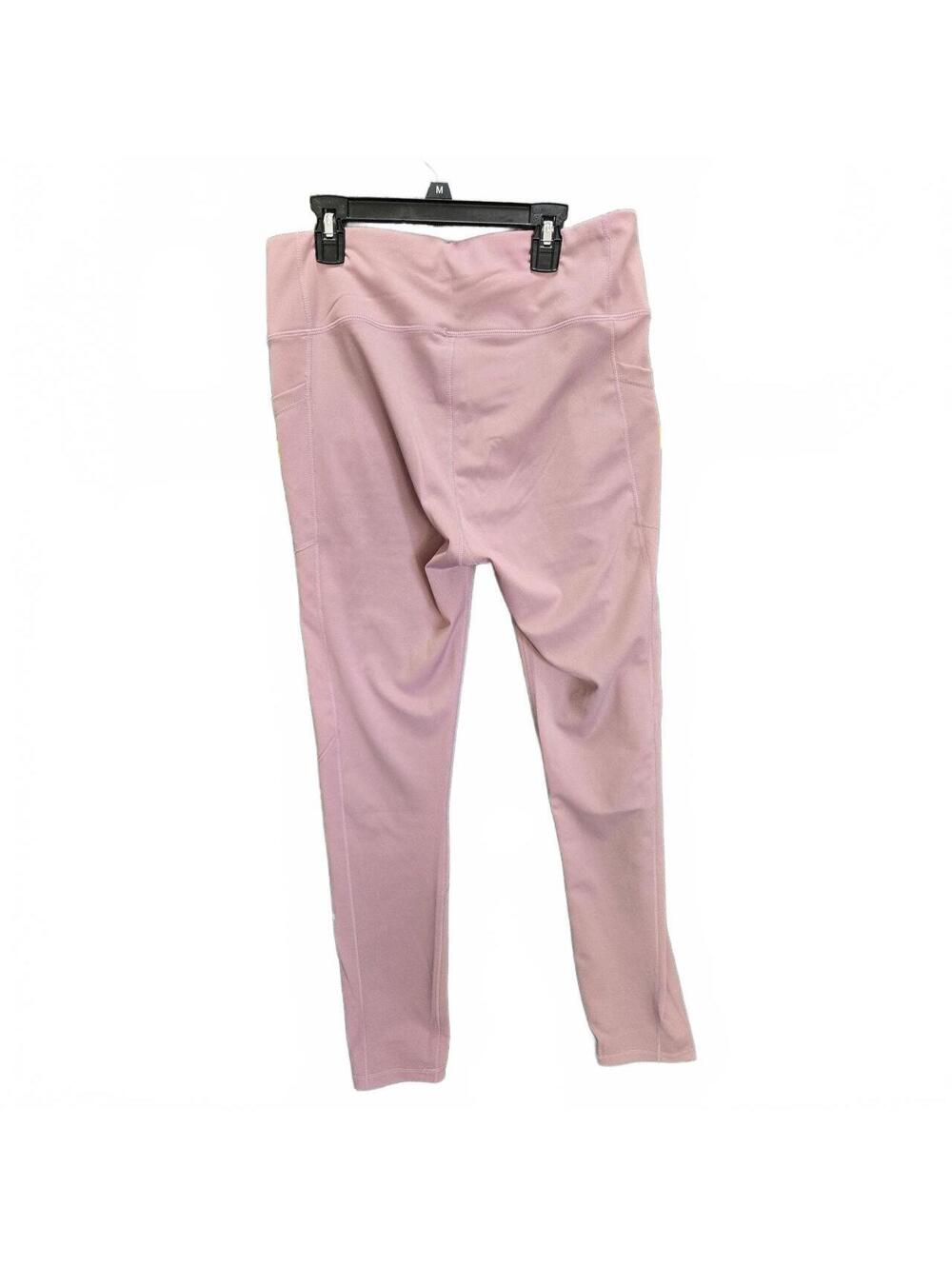 bebe sport Pink XL Leggings with Side Logo